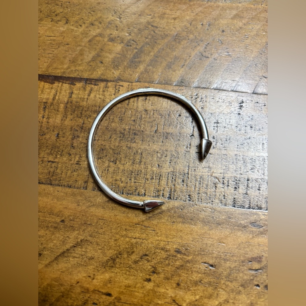 Elizabeth and James Silver Cuff Bracelet